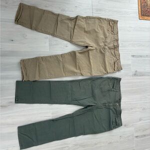 lot of 2 American Eagle slim straight stretch pants 46 + 48